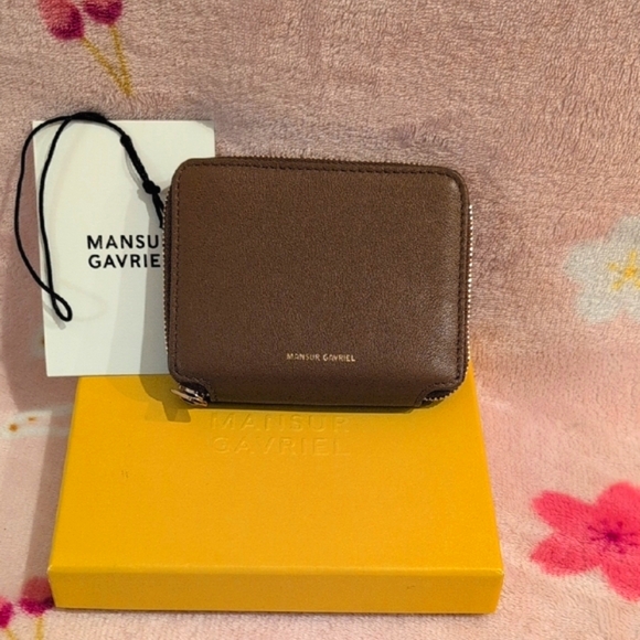 Mansur Gavriel Handbags - Mansur Gavriel Brown Leather Wallet